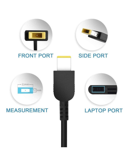 Adaptador de CA 135W Speott para Laptop Lenovo ThinkPad