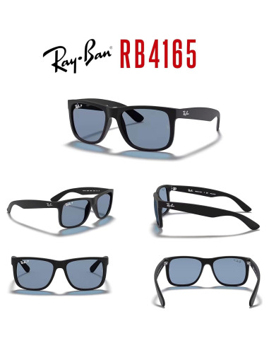 Gafas de sol Ray-Ban RB4165 Justin con kit de limpieza