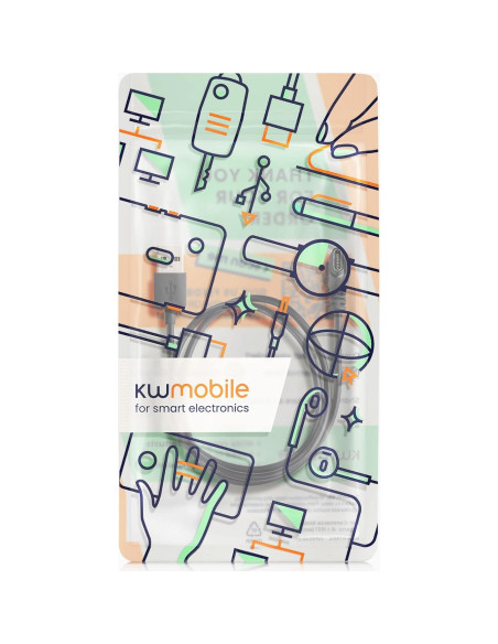 Cargador USB-C kwmobile para Huami Amazfit Falcon - 1m Negro