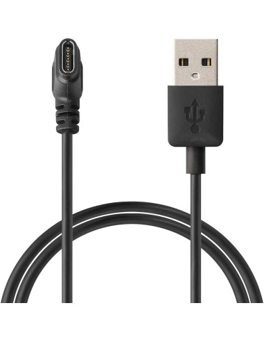 Cargador USB-C kwmobile para Huami Amazfit Falcon - 1m Negro