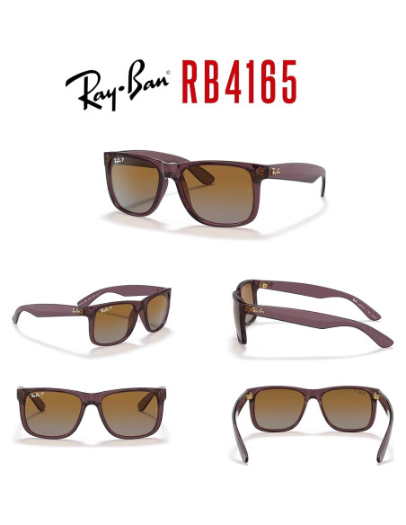 Gafas de sol Ray-Ban RB4165 Justin unisex + Kit de limpieza