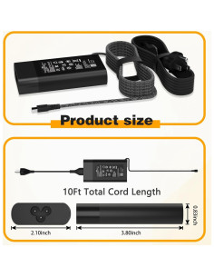 Cargador USB C 65W Lenovo Thinkpad Yoga Chromebook Adaptador 2