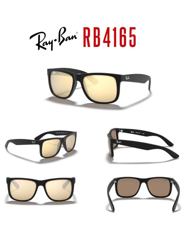 Gafas de sol Ray-Ban RB4165 Justin unisex + Kit de cuidado