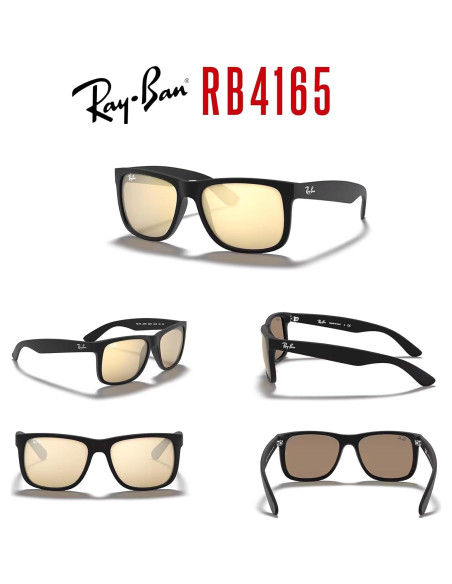 Gafas de sol Ray-Ban RB4165 Justin unisex + Kit de cuidado