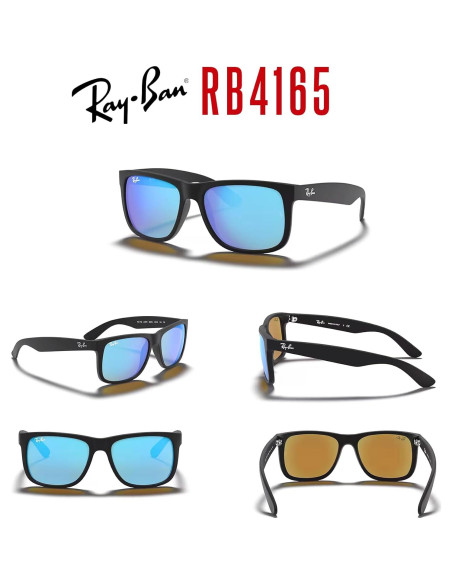 Gafas de sol Ray-Ban RB4165 Justin Unisex + Kit de Cuidado