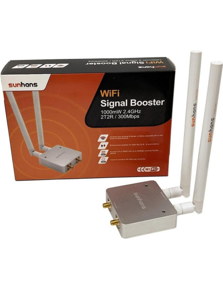 Amplificador de Señal WiFi Sunhans SH24Gi1000-D2 1000mW 2.4GHz