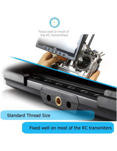 Monitor FPV Flysight Black Pearl RC801 7" 5.8GHz DVR Batería 2