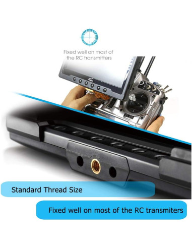 Monitor FPV Flysight Black Pearl RC801 7" 5.8GHz DVR Batería