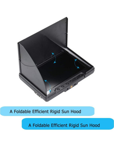 Monitor FPV Flysight Black Pearl RC801 7" 5.8GHz DVR Batería