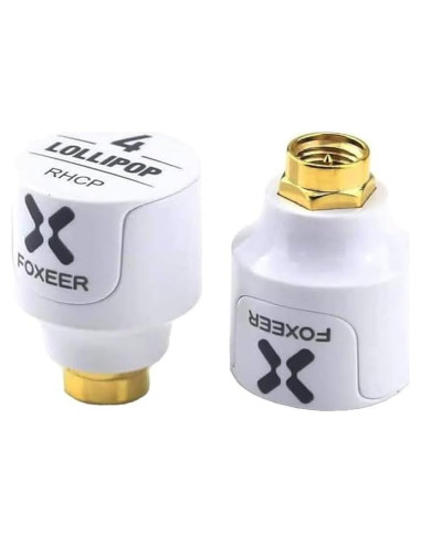 2 Antenas Lollipop 4 Foxeer 5.8GHz RHCP 2.5dBi para Drones