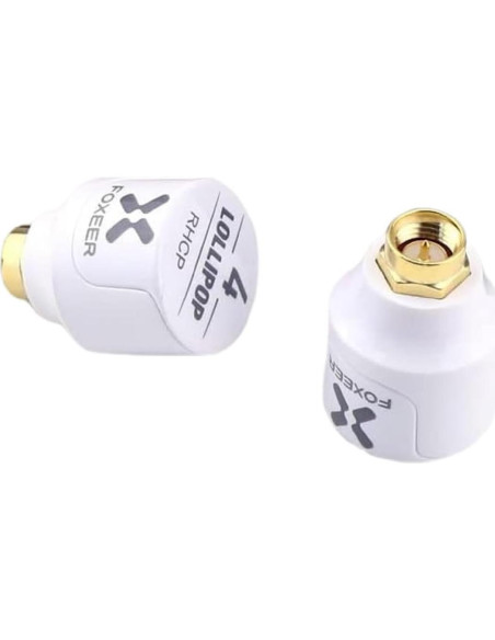2 Antenas Lollipop 4 Foxeer 5.8GHz RHCP 2.5dBi para Drones