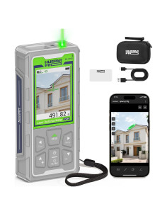 Medidor de Distancia Láser Huepar Pro 150.88m con Cámara