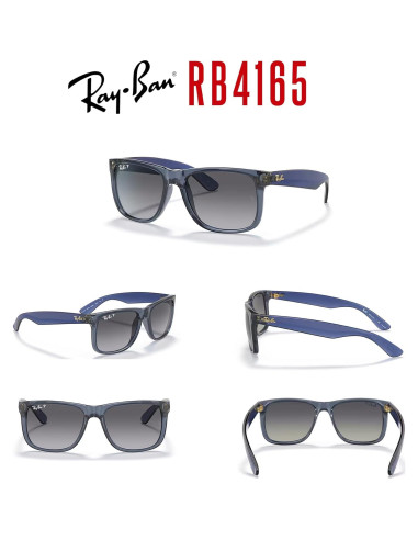 Gafas de sol Ray-Ban RB4165 Justin con kit de limpieza