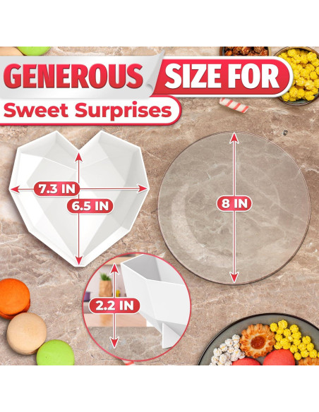 Molde de Silicona Corazón HYQO 18.5x16.5cm Antiadherente