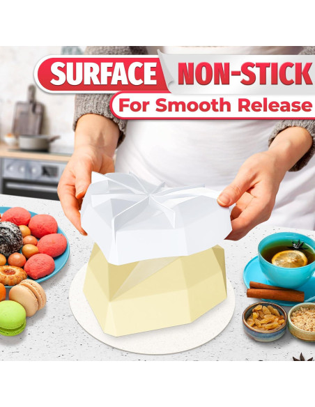 Molde de Silicona Corazón HYQO 18.5x16.5cm Antiadherente