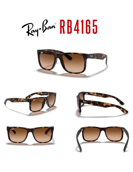 Gafas de sol Ray-Ban RB4165 Justin Unisex + Kit de Cuidado
