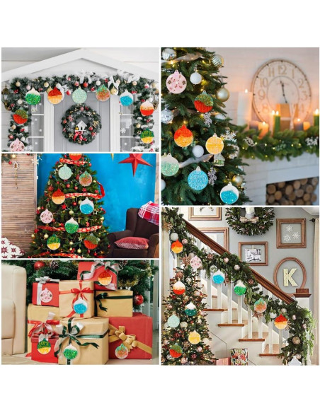 12 Moldes de Silicona Navideños Vellibring - Redondos 24x16cm