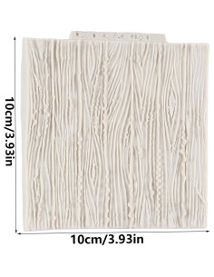 Molde de Silicona Corteza de Árbol QDMOLDS 10x10 cm 2