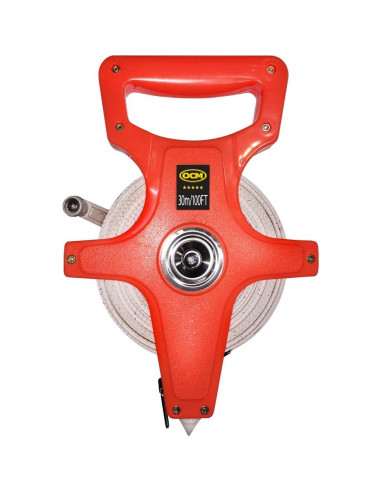 Cinta Métrica OCM de Fibra de Vidrio 30 Metros Resistente