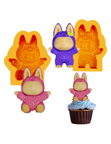 Set de Moldes de Silicona Toni Crafty 2 Pcs para Chocolate y DIY