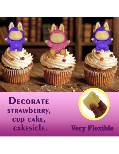 Set de Moldes de Silicona Toni Crafty 2 Pcs para Chocolate y DIY