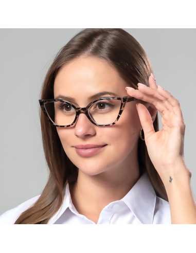 Gafas de lectura DXYXYO estilo ojo de gato 3 pares anti luz azul