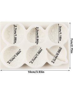 Molde de Silicona Espacial QDMOLDS para Fondant y Chocolate 2