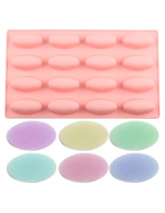 Molde de Silicona Ovalado EPYHREHM 16 Cavidades 29.8x17.4 cm