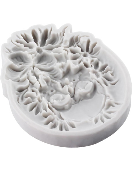 Moldes de Silicona de Calavera QDMOLDS para Fondant y Chocolate