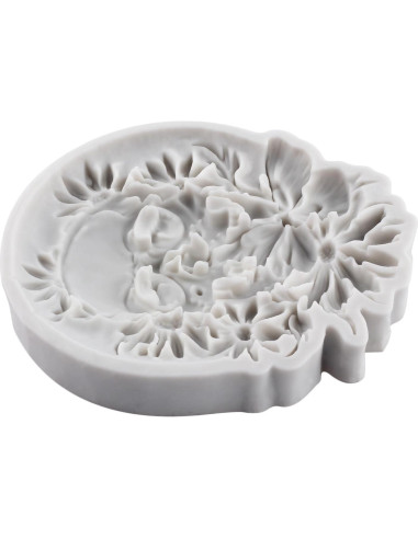 Moldes de Silicona de Calavera QDMOLDS para Fondant y Chocolate