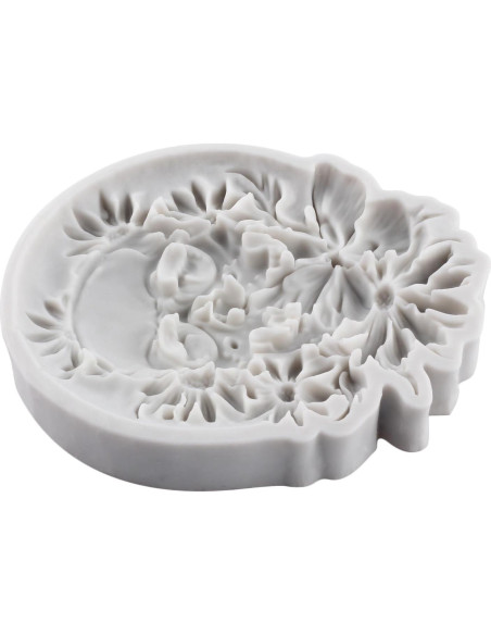 Moldes de Silicona de Calavera QDMOLDS para Fondant y Chocolate