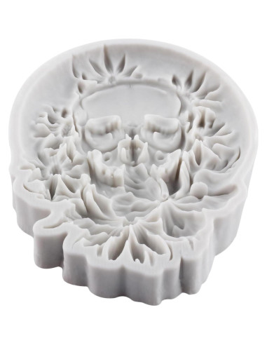 Moldes de Silicona de Calavera QDMOLDS para Fondant y Chocolate
