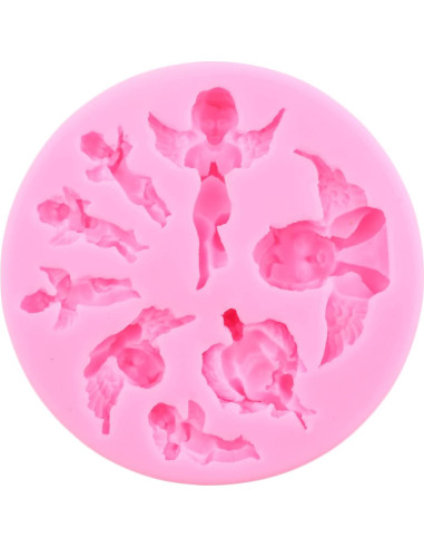 Set de 5 Moldes de Silicona para Fondant LKDQUTHM