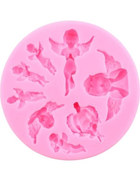 Set de 5 Moldes de Silicona para Fondant LKDQUTHM