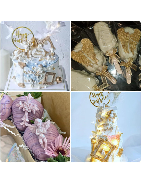 Set de 5 Moldes de Silicona para Fondant LKDQUTHM