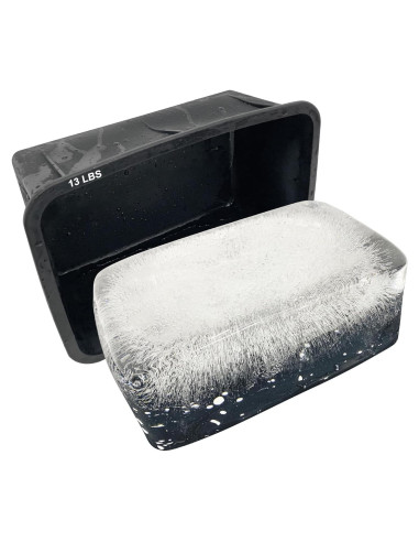 Molde de Hielo Extra Grande Gosmol 5.9 kg Silicona Negro