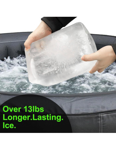 Molde de Hielo Extra Grande Gosmol 5.9 kg Silicona Negro