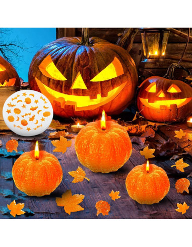 Moldes de Silicona para Velas Halloween KVCSYAW - 7 Pcs