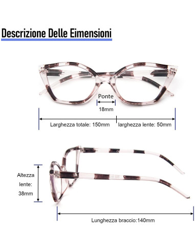 Gafas de Lectura DXYXYO Cat Eye 1.5x Paquete de 3 Anti Luz Azul