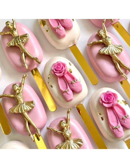 Juego de Moldes de Silicona Rosa NM para Repostería - 4 Piezas