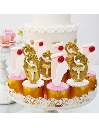 Juego de Moldes de Silicona Rosa NM para Repostería - 4 Piezas