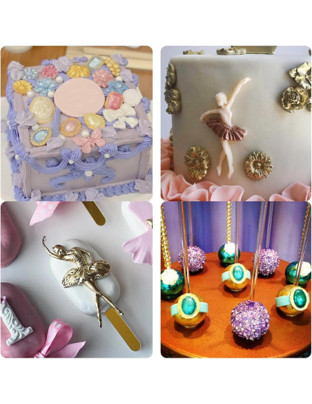 Juego de Moldes de Silicona Rosa NM para Repostería - 4 Piezas