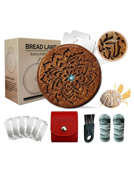 Herramienta de Puntuación de Pan COOHLYEE UFO con 5 Cuchillas