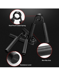 Fortalecedor de Agarre de Mano COVVY - Paquete de 3 (68, 90, 113 kg) 2