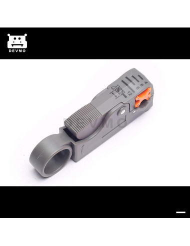 Herramienta Desforradora de Cable Coaxial DEVMO RG6 RG11 RG58 RG59
