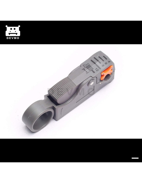 Herramienta Desforradora de Cable Coaxial DEVMO RG6 RG11 RG58 RG59