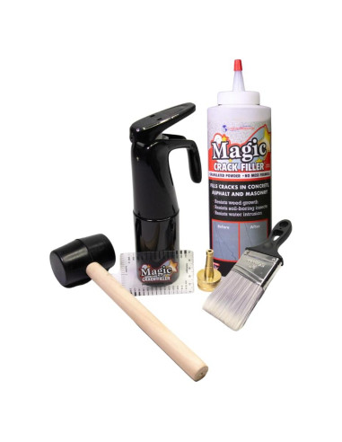 Kit de Inicio Relleno de Grietas Mágico 0.64 kg y Herramientas