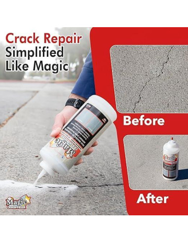 Kit de Inicio Relleno de Grietas Mágico 0.64 kg y Herramientas