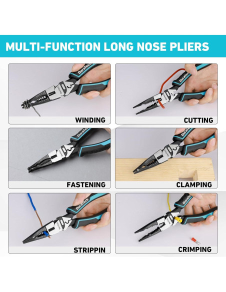 Alicates Multifuncionales DURATECH 6-en-1 21.6 cm