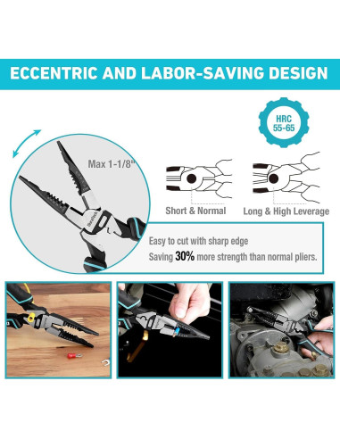 Alicates Multifuncionales DURATECH 6-en-1 21.6 cm